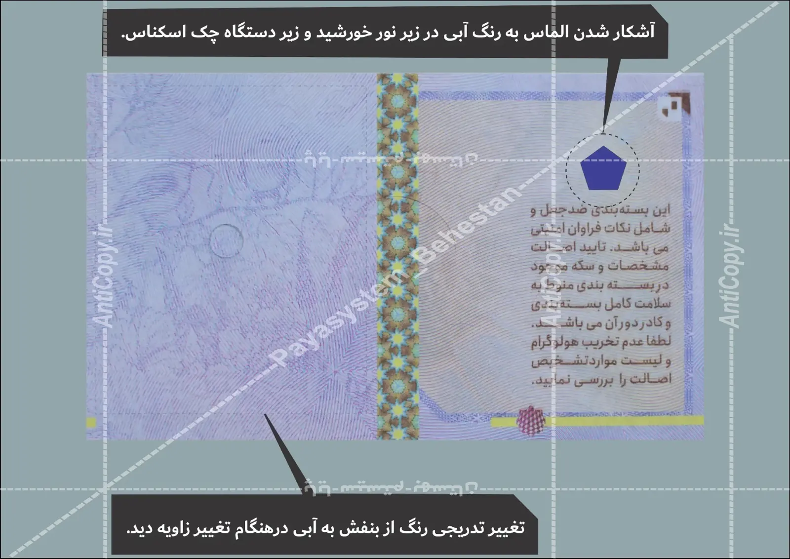 ایمن گلد کارت و بسته‌بندی ضدجعل سکه‌های بانکی قم از پایا سیستم بهستان - تصویر ۷